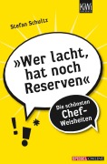 Cover-Bild zum Titel '»Wer lacht, hat noch Reserven«' von 'Stefan Schultz'
