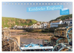 Cover-Bild zum Titel 'Entdecke England (Tischkalender 2026 DIN A5 quer), CALVENDO Monatskalender' von 'Katrin Streiparth'