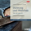 Cover-Bild zum Titel 'Dichtung und Wahrheit ¿ Teil III und IV' von 'Johann Wolfgang von Goethe'