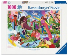 Cover-Bild zum Titel 'Erwachsenenpuzzle 1000 Teile - Heldinnen des Alltags' von ''