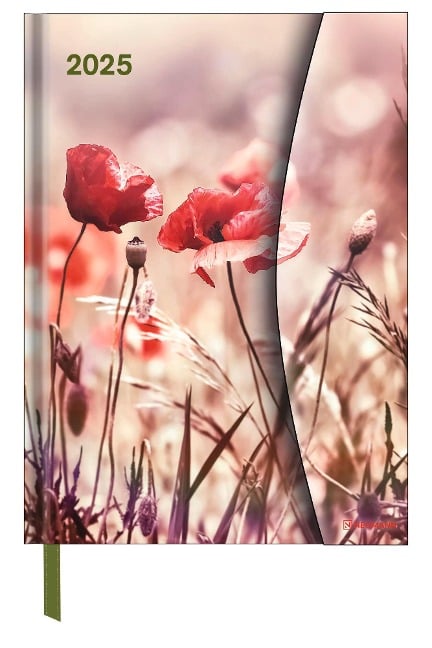 Flowers 2025 - Diary - Buchkalender - Taschenkalender - 16x22 - 