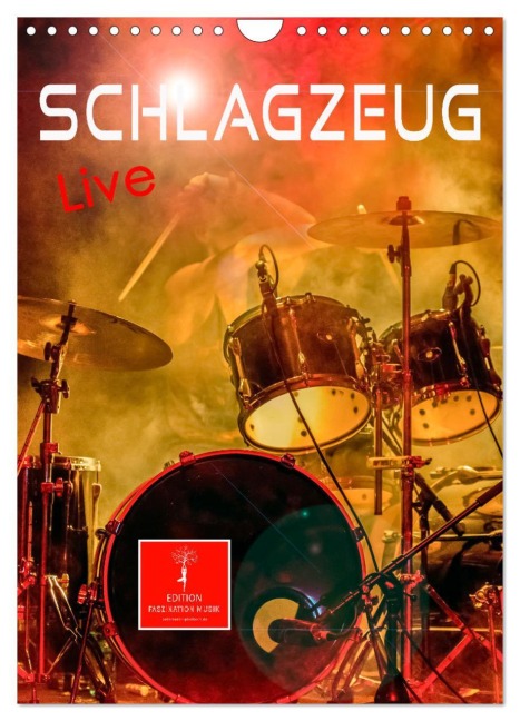Schlagzeug live (Wandkalender 2026 DIN A4 hoch), CALVENDO Monatskalender - Peter Roder