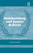 Cover-Bild zum Titel 'Statebuilding and Justice Reform' von 'Matteo Tondini'