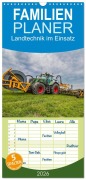 Cover-Bild zum Titel 'Familienplaner 2026 - Landtechnik im Einsatz mit 5 Spalten (Wandkalender, 21 x 45 cm) CALVENDO' von 'Fotografie Mark S.'
