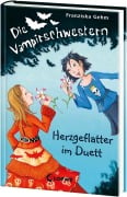 Cover-Bild zum Titel 'Die Vampirschwestern 04. Herzgeflatter im Duett' von 'Franziska Gehm'