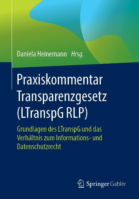 Praxiskommentar Transparenzgesetz (LTranspG RLP) - 