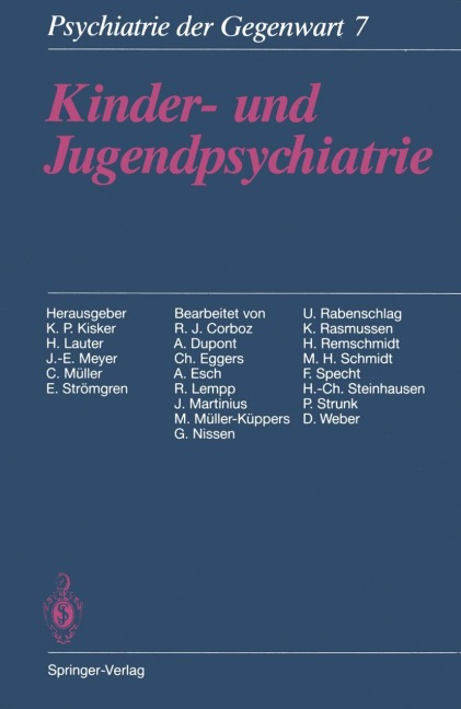 Kinder- und Jugendpsychiatrie - 