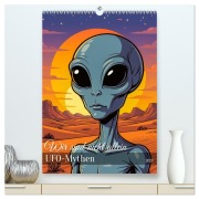 Cover-Bild zum Titel 'Wir sind nicht allein - UFO-Mythen (hochwertiger Premium Wandkalender 2027 DIN A2 hoch), Kunstdruck in Hochglanz' von 'Pixs:Sell'