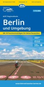 Cover-Bild zum Titel 'BVA ADFC Regionalkarte Berlin und Umgebung, mit Knotenpunkten 1:75.000' von ''