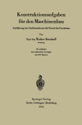 Cover-Bild zum Titel 'Konstruktionsaufgaben für den Maschinenbau' von 'W. Beinhoff'