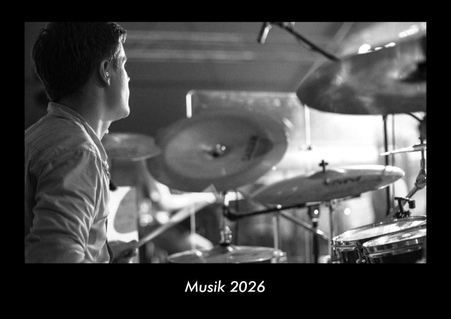 Musik 2026 Fotokalender DIN A3 - Tobias Becker
