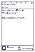 Cover-Bild zum Titel 'Der "ebenso effiziente Wettbewerber"' von 'David Roth'