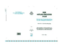 Cover-Bild zum Titel 'HITLER-PROZEß 1924 TL.4' von ''