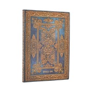 Cover-Bild zum Titel '18-Monatskalender 2025-2026 Blue Luxe Midi Horizontal' von ''