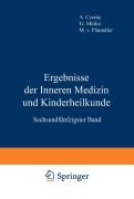 Cover-Bild zum Titel 'Ergebnisse der Inneren Medizin und Kinderheilkunde' von 'M. V. Pfaundler, A. Schittenhelm'