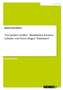 Cover-Bild zum Titel '"Les petites vieilles". Baudelaires kreative Lektüre von Victor Hugos "Fantômes"' von 'Birgit Kaltenthaler'