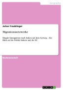 Cover-Bild zum Titel 'Migrationsnetzwerke' von 'Julian Traublinger'