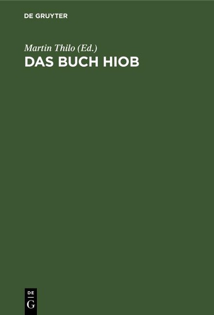 Das Buch Hiob - 