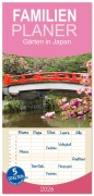Cover-Bild zum Titel 'Familienplaner 2026 - Gärten in Japan mit 5 Spalten (Wandkalender, 21 x 45 cm) CALVENDO' von 'Tatjana Balzer'