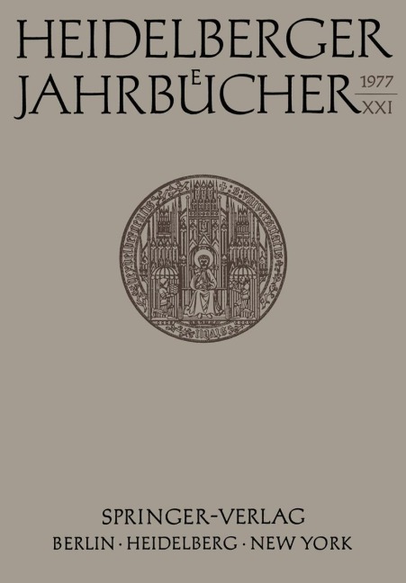 Heidelberger Jahrbücher - 