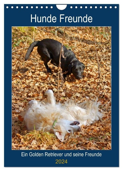 Hunde Freunde (Wandkalender 2024 DIN A4 hoch), CALVENDO Monatskalender - Kattobello Kattobello