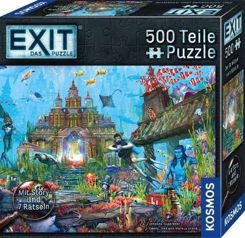 EXIT® - Das Puzzle: Der Schlüssel von Atlantis - Inka Brand, Markus Brand, Emely Brand