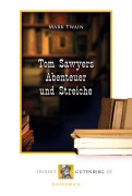 Cover-Bild zum Titel 'Tom Sawyers Abenteuer und Streiche' von 'Mark Twain'
