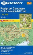 Tabacco Wandern 1 : 25 000 Prealpi del Gemonese / Colli morenici del Friuli - 