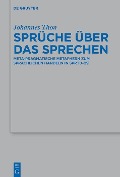 Sprüche über das Sprechen - Johannes Thon