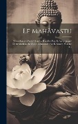 Cover-Bild zum Titel 'Le Mahâvastu' von 'Anonymous'