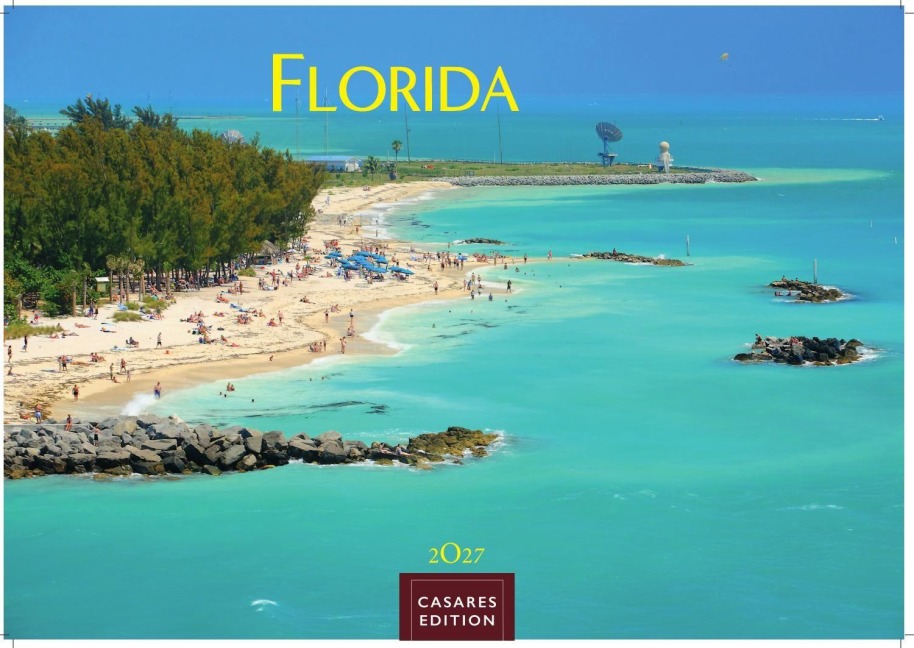 Florida Kalender 2027 - Wandkalender | Fotokalender Nordamerika 35x50cm Traumhafte Landschaften & Küstenstädte voller Lebensfreude, perfekt als Geschenkidee - 