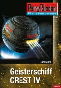 Cover-Bild zum Titel 'Planetenroman 10: Geisterschiff CREST IV' von 'Kurt Mahr'