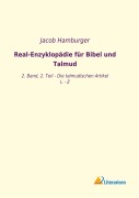 Cover-Bild zum Titel 'Real-Enzyklopädie für Bibel und Talmud' von 'Jacob Hamburger'