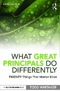 Cover-Bild zum Titel 'What Great Principals Do Differently' von 'Todd Whitaker'