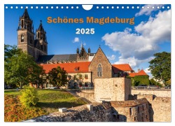 Cover-Bild zum Titel 'Schönes Magdeburg (Wandkalender 2025 DIN A4 quer), CALVENDO Monatskalender' von 'Andrea Schwingel'