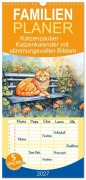 Cover-Bild zum Titel 'Familienplaner 2027 - Katzenzauber - Katzenkalender mit stimmungsvollen Bildern mit 5 Spalten (Wandkalender, 21 x 45 cm) CALVENDO' von 'Anja Frost'