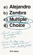 Multiple Choice - Alejandro Zambra