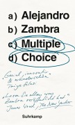 Multiple Choice - Alejandro Zambra