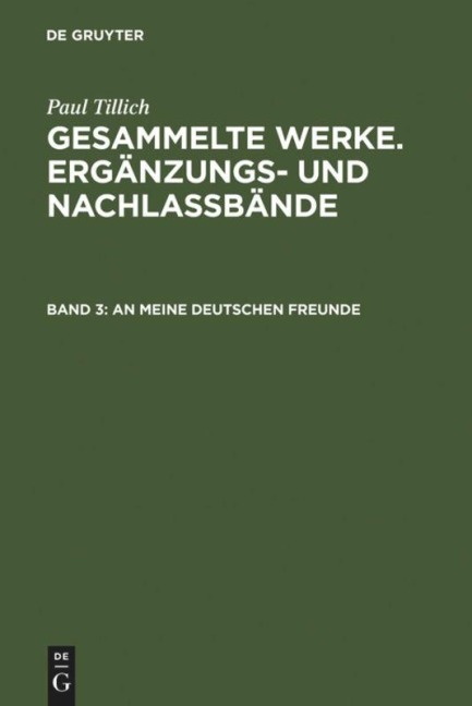 An meine deutschen Freunde - 