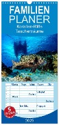 Familienplaner 2025 - Korallen-Riffe Taucherträume mit 5 Spalten (Wandkalender, 21 x 45 cm) CALVENDO - Sascha Caballero