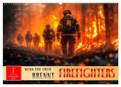 Cover-Bild zum Titel 'Firefighters - wenn die Erde brennt (Wandkalender 2026 DIN A2 quer), CALVENDO Monatskalender' von 'Peter Roder'