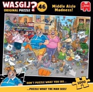 Cover-Bild zum Titel 'Wasgij Original 46 - Parkplatz-Wahnsinn - Puzzle 1000 Teile' von ''