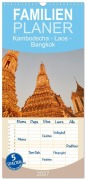 Cover-Bild zum Titel 'Familienplaner 2027 - Kambodscha - Laos - Bangkok mit 5 Spalten (Wandkalender, 21 x 45 cm) CALVENDO' von 'Martin Rauchenwald'