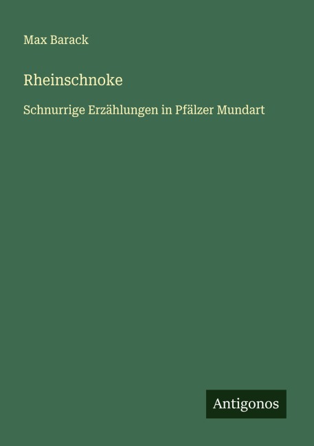 Rheinschnoke - Max Barack