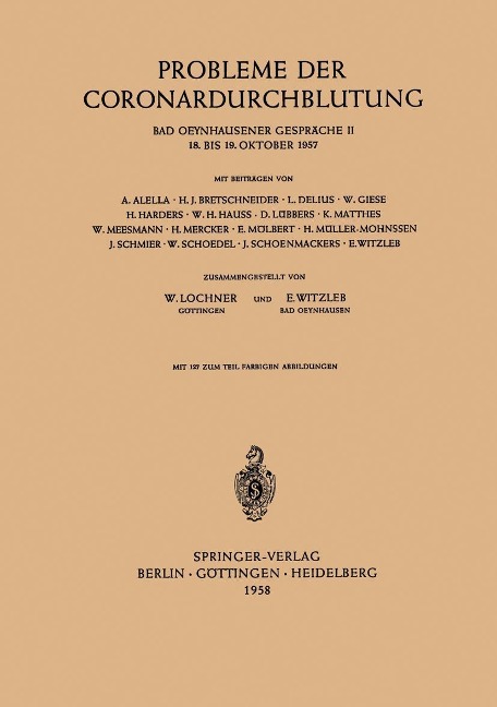 Probleme der Coronardurchblutung - 