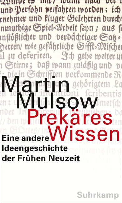 Prekäres Wissen - Martin Mulsow