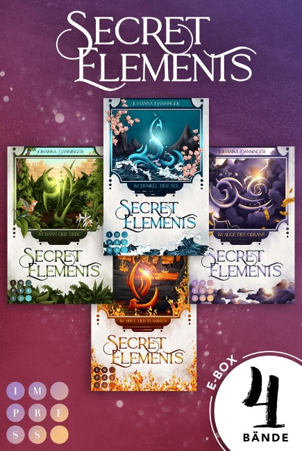 Secret Elements: 4 Bände in einem Bundle! - Johanna Danninger