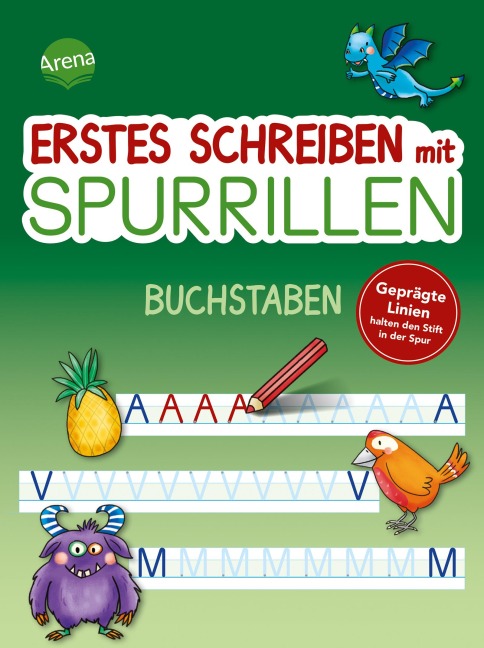 Erstes Schreiben mit Spurrillen. Buchstaben - Silke Reimers