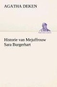 Cover-Bild zum Titel 'Historie van Mejuffrouw Sara Burgerhart' von 'Agatha Deken'