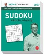 Cover-Bild zum Titel 'Stefan Heine Sudoku mittel bis schwierig Tagesabreißkalender 2027' von 'Stefan Heine'